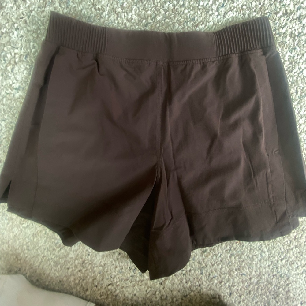 lululemon athletica High Waist Brown Shorts